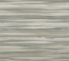 Candice Olson Sanctuary Wallpaper featuring a horizontal, layered pattern in shades of gray, beige, and white that resembles weathered wood grain.