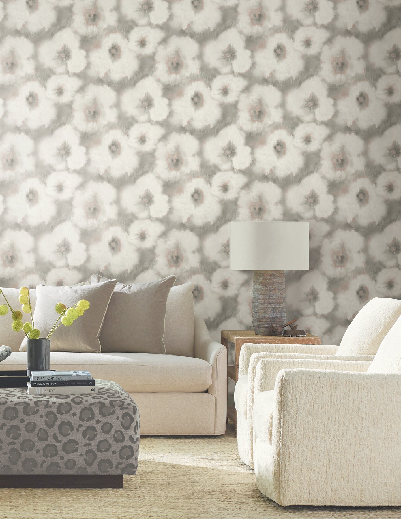 Candice Olson Blended Floral Wallpaper | York Wallcoverings