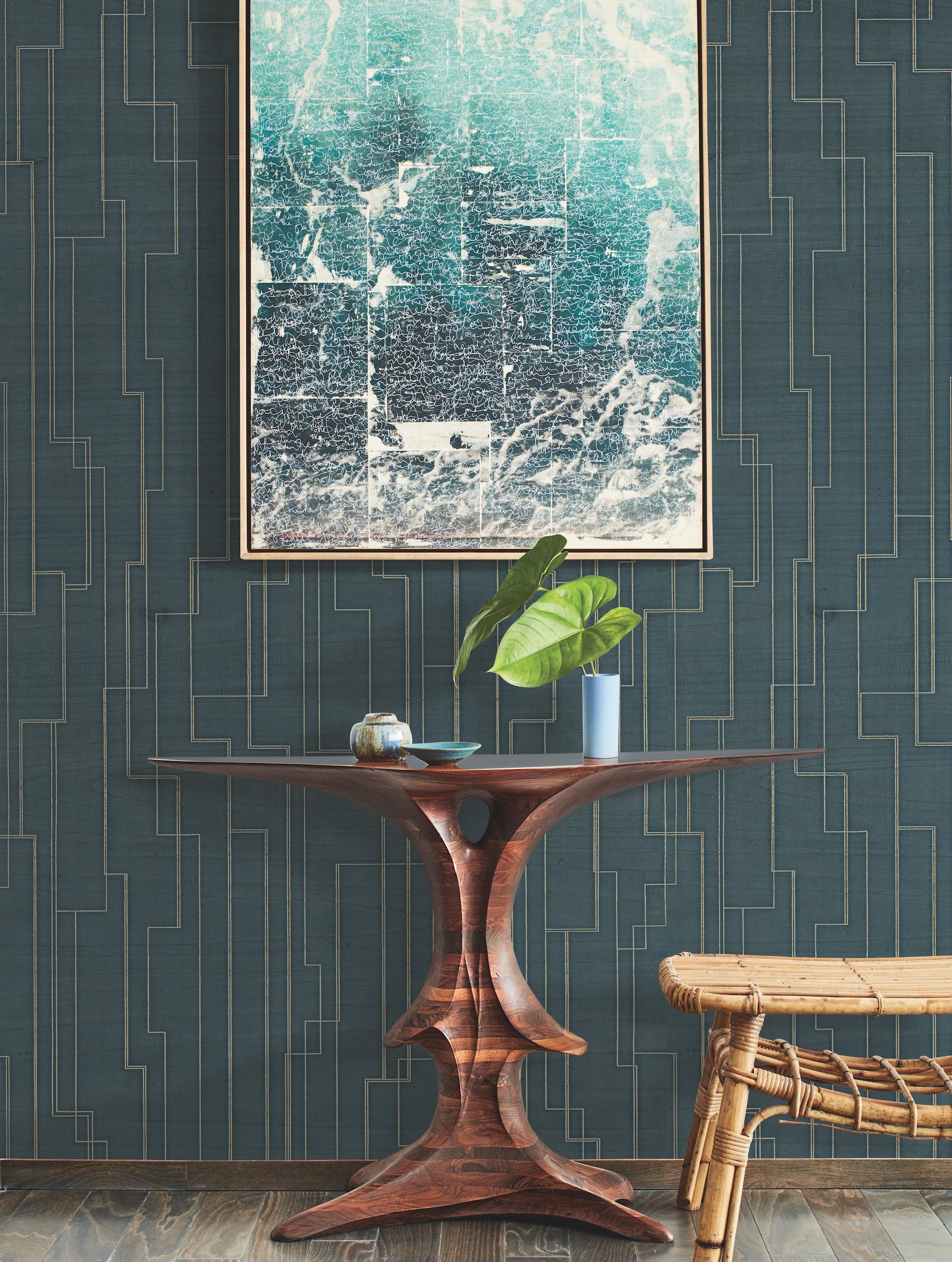 York Wallcoverings Pv2926 Trellis Paper Ronald Redding fashion Legacy 1 Roll