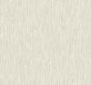Ronald Redding Feather Fletch Wallpaper featuring a repeating vertical pattern of stylized, cream-colored feathers on a light beige background.