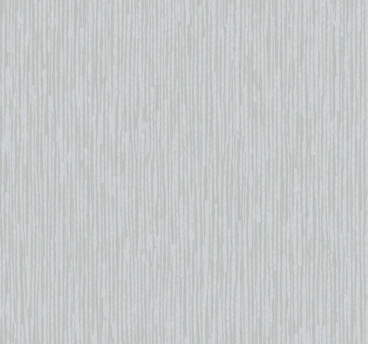 Ronald Redding Feather Fletch Wallpaper features a light gray design with a vertical pattern of repeating, abstract feather-like motifs.