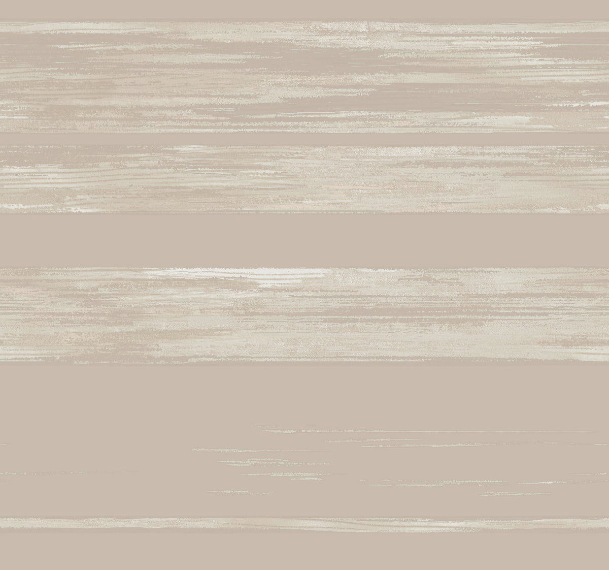 Ronald Redding Horizontal Dry Brush Wallpaper featuring horizontal bands of dry-brush paint strokes in shades of beige and cream.