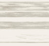 Ronald Redding Horizontal Dry Brush Wallpaper featuring a pattern of horizontal, dry-brushed stripes in shades of gray and cream.