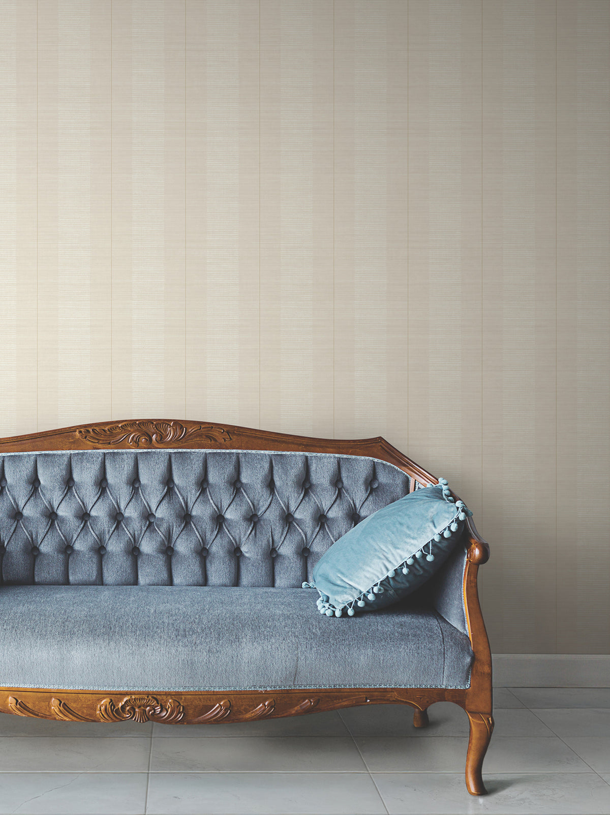 Colbert Stripe Textured Wallpaper