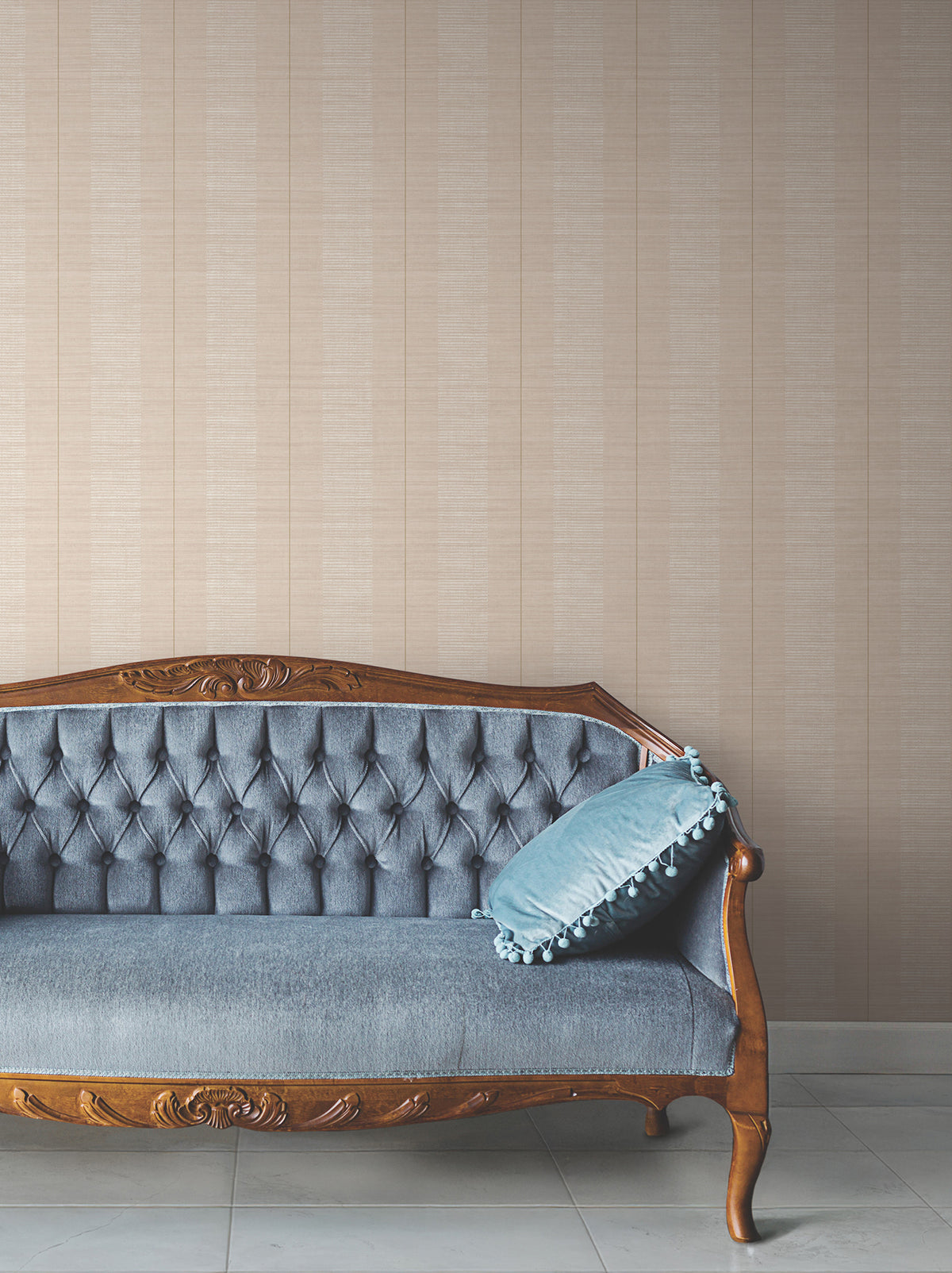 Colbert Stripe Textured Wallpaper
