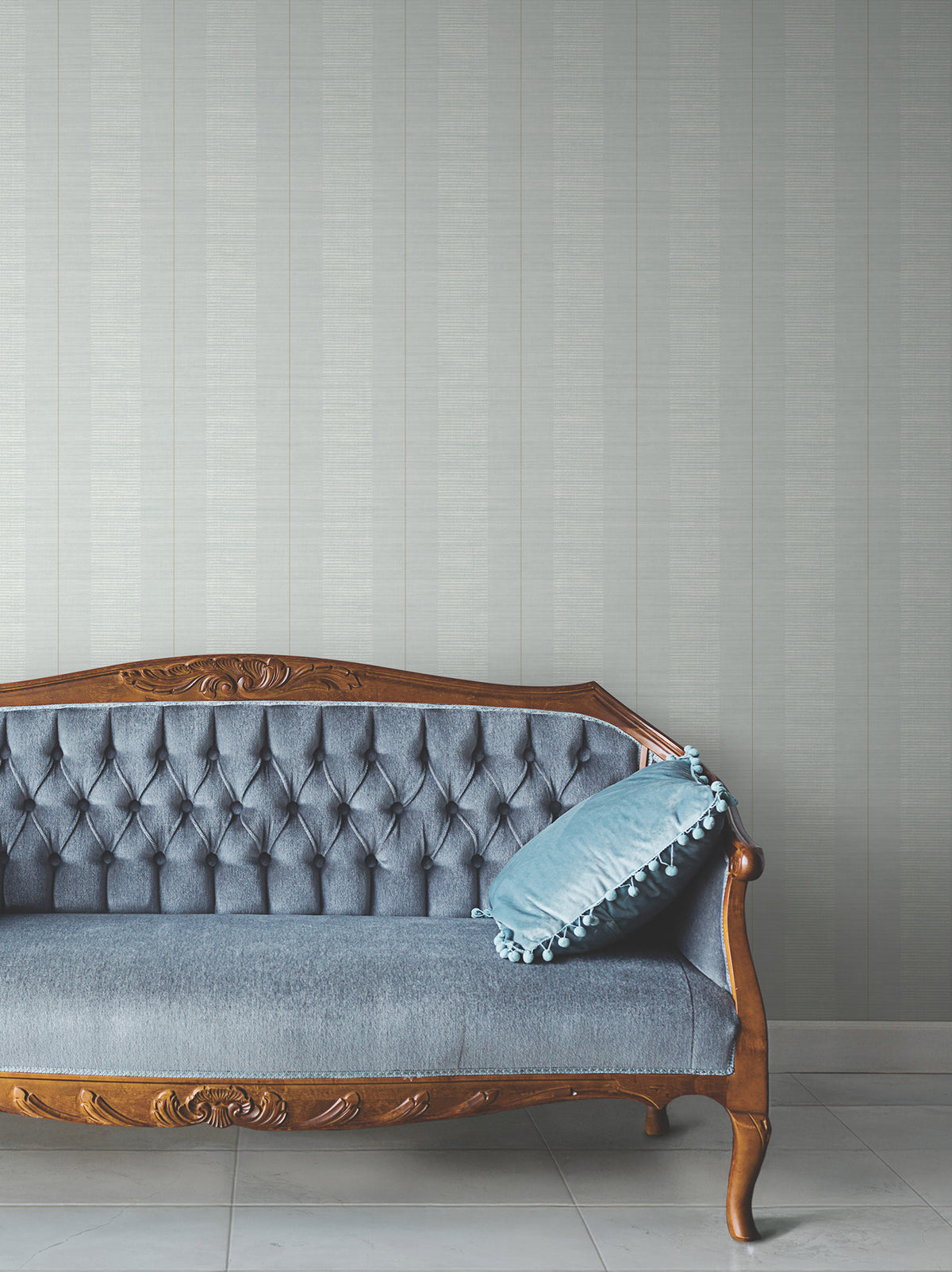 Colbert Stripe Textured Wallpaper