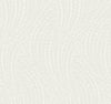 The Willow Song Botanical Wallpaper by York Wallcoverings features a light gray background adorned with a subtle, wavy pattern of thin, curved lines in slightly darker tones, reminiscent of flowing grass or leaves for a gentle, organic texture.
