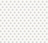 Introducing Serene Villa Floral Stamp Wallpaper by York Wallcoverings: featuring a seamless pattern of small, minimalist gray leafy branches arranged in tidy, repeating rows against a soft off-white background.