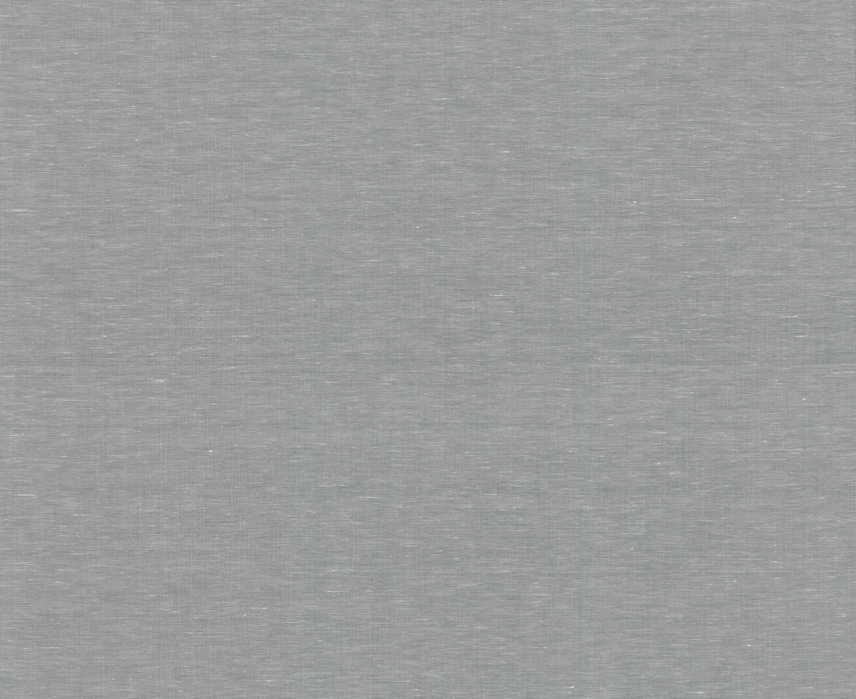 Hempfield Weave Loomed Wallpaper by York Wallcoverings features a light gray hue with a subtle, fine weave texture, creating a smooth and uniform appearance across the entire surface.
