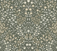 Garden Terrace Wallpaper Wallpaper York Double Roll Olive 