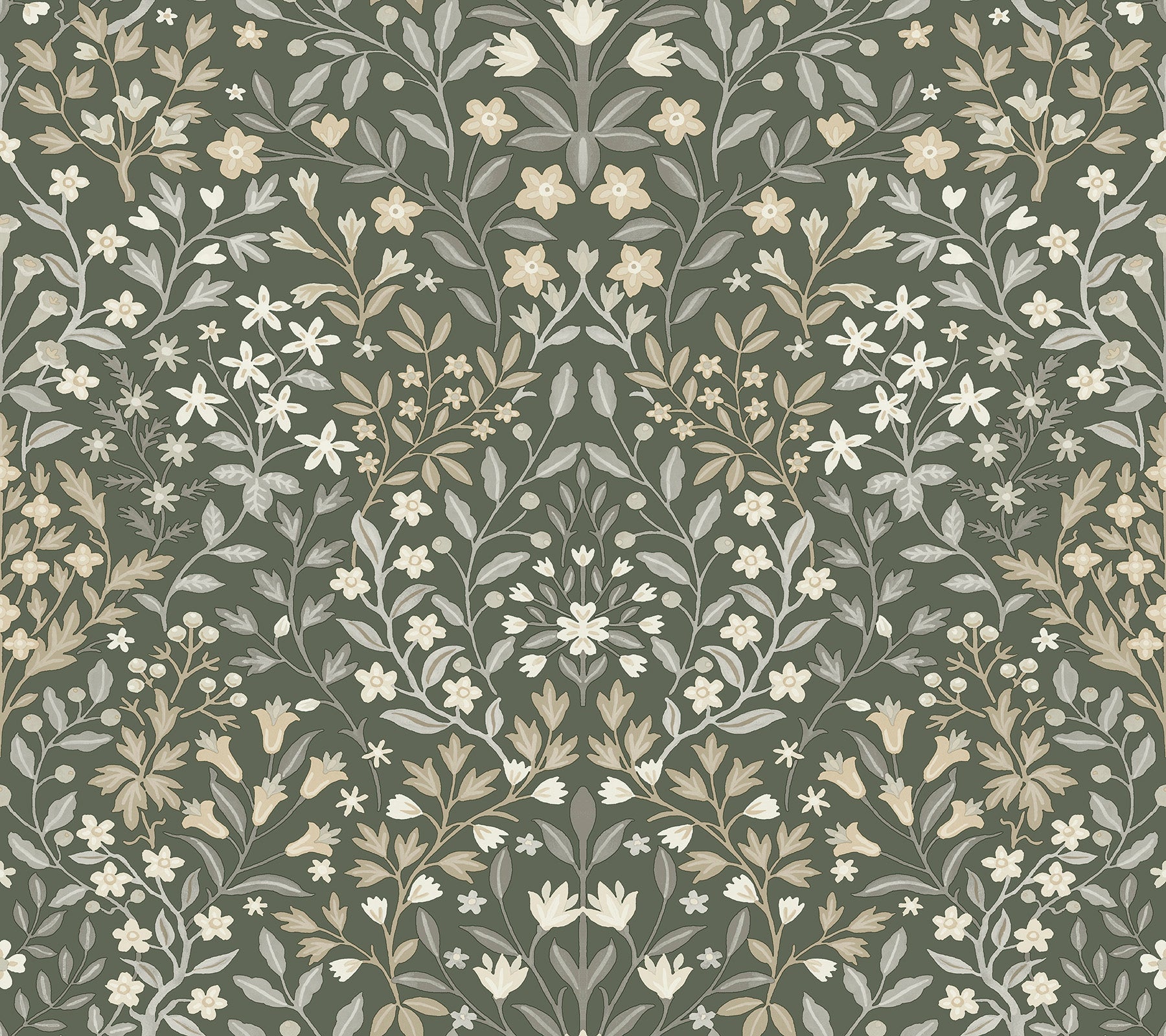 Garden Terrace Wallpaper Wallpaper York Double Roll Olive 