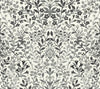 Garden Terrace Wallpaper Wallpaper York Double Roll White/Black 