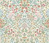 Garden Terrace Wallpaper Wallpaper York Double Roll White/Multi 