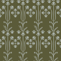 Lydia Wallpaper Wallpaper York Double Roll Moss 