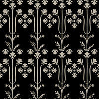 Lydia Wallpaper Wallpaper York Double Roll Black 