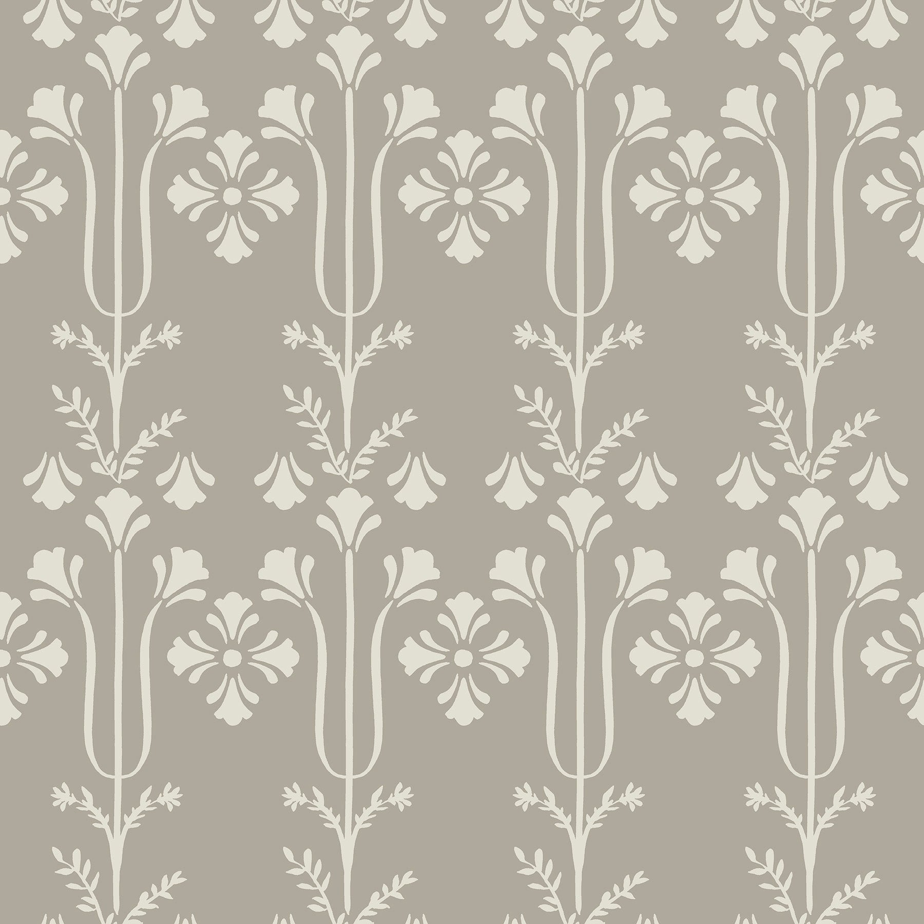 Lydia Wallpaper Wallpaper York Double Roll Taupe 