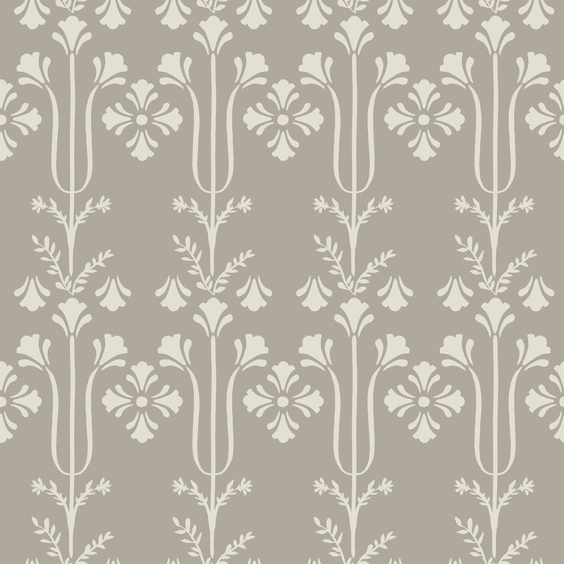 Lydia Wallpaper Wallpaper York Double Roll Taupe 