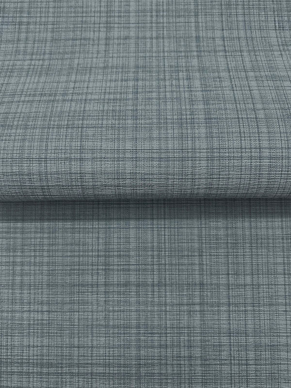 Magnolia Home Crossroad Wallpaper featuring a gray background with a subtle, dark gray crosshatch grid pattern.