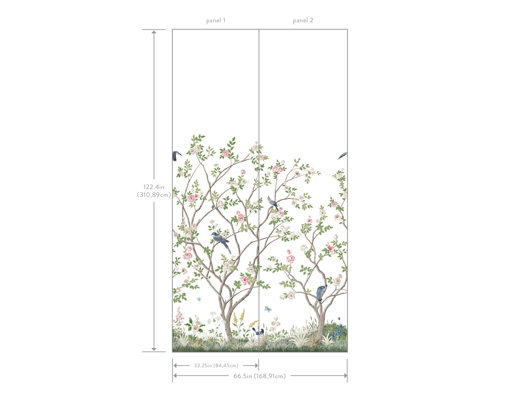 Lingering Garden Wallpaper Mural – York Wallcoverings