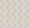 Metallic Scallop Wallpaper Wallpaper Candice Olson Double Roll Cream 