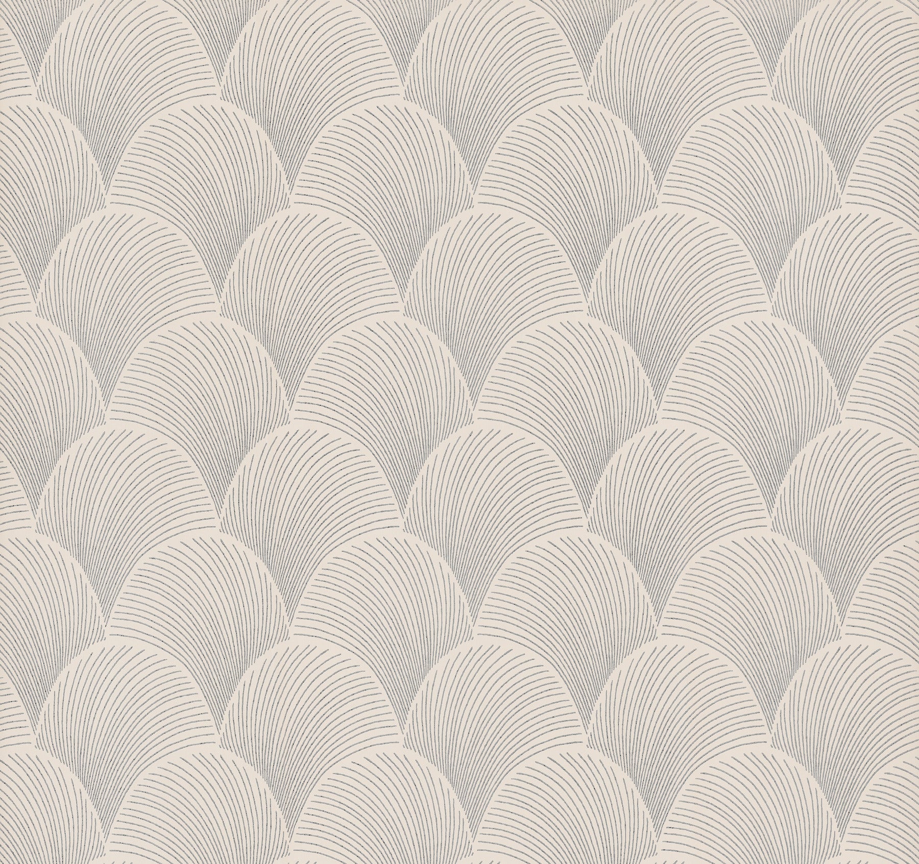 Metallic Scallop Wallpaper Wallpaper Candice Olson Double Roll Cream 