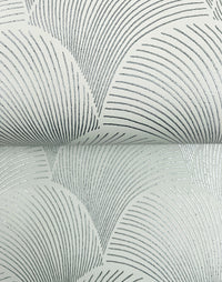 Metallic Scallop Wallpaper Wallpaper Candice Olson   