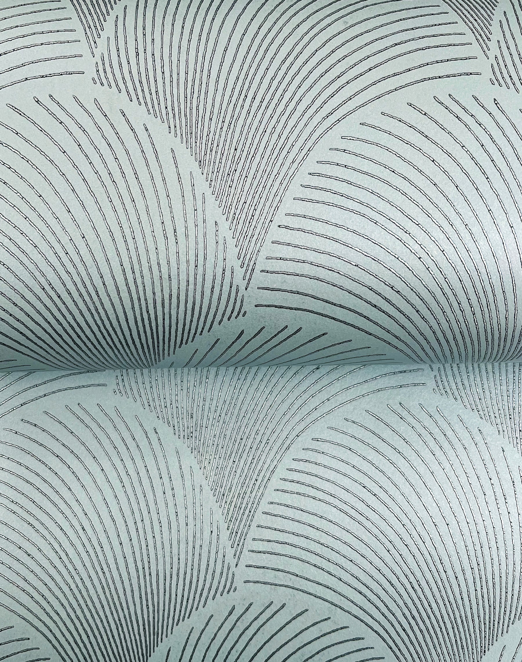 Metallic Scallop Wallpaper Wallpaper Candice Olson   