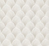 Metallic Scallop Wallpaper Wallpaper Candice Olson Double Roll White 