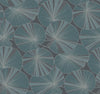 Layered Lily Pads Wallpaper Wallpaper Candice Olson Double Roll Deep Blue 