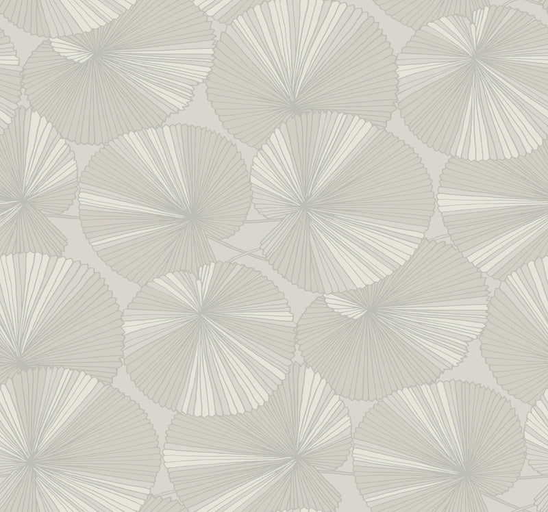 Layered Lily Pads Wallpaper Wallpaper Candice Olson Double Roll Grey 