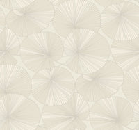 Layered Lily Pads Wallpaper Wallpaper Candice Olson Double Roll Cream 