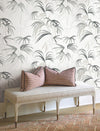 Inky Palms Wallpaper Wallpaper Candice Olson   