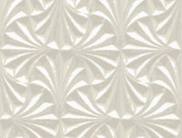 Sculpted Fans Wallpaper Wallpaper Candice Olson Double Roll Ivory 