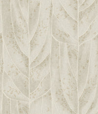 Dicot Spa Leaf Wallpaper Wallpaper Candice Olson Double Roll Beige 