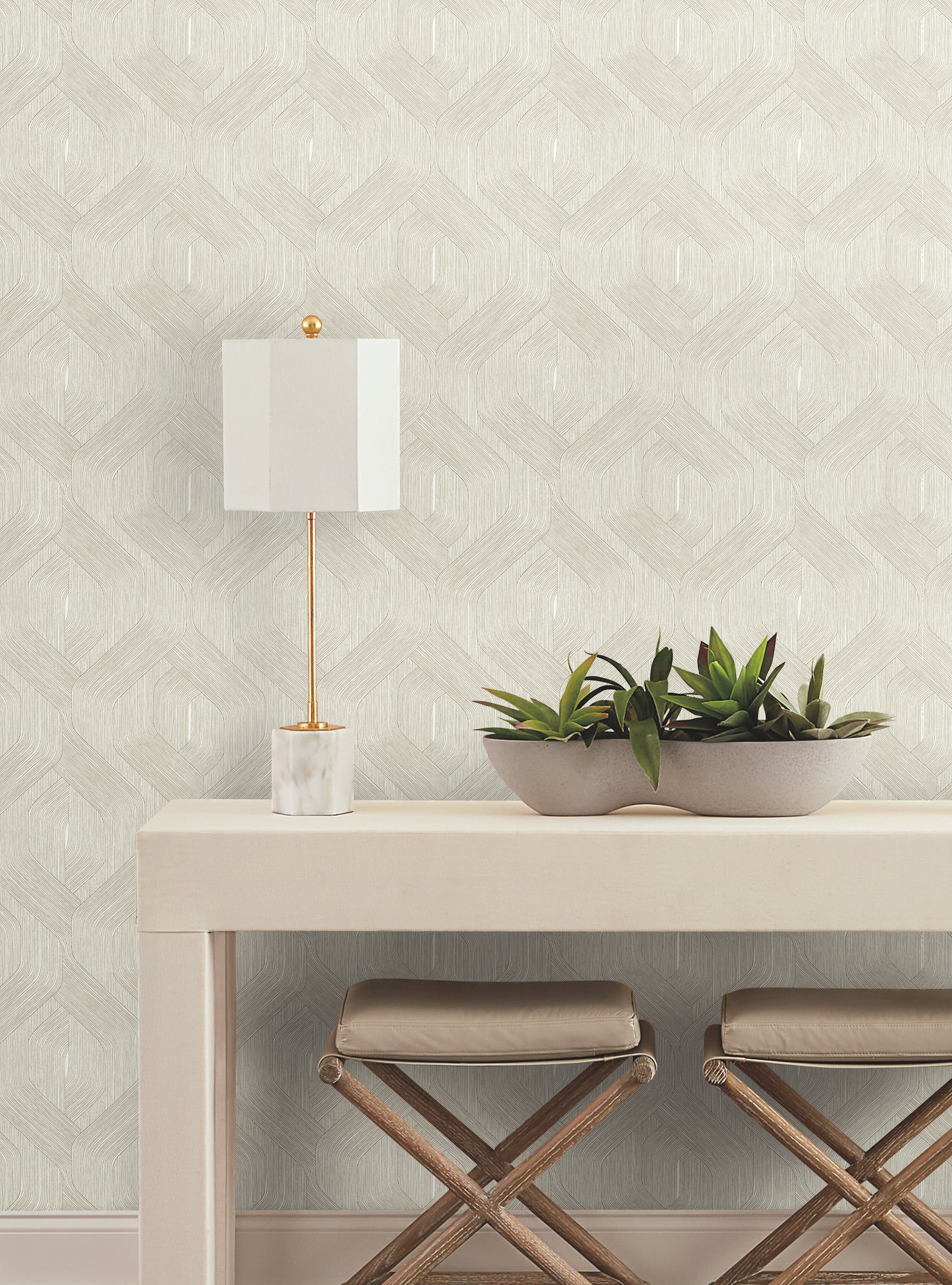 Fine Line Geometric Wallpaper Wallpaper Candice Olson   