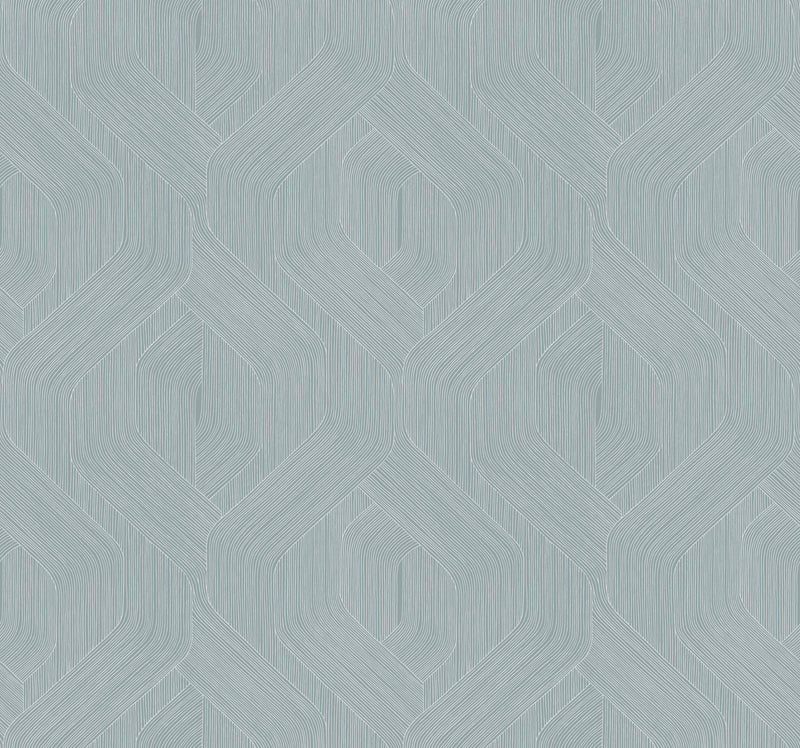 Fine Line Geometric Wallpaper Wallpaper Candice Olson Double Roll Blue 