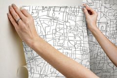 PSW1047RL-peel-and-stick-wallpaper-stick-application-step