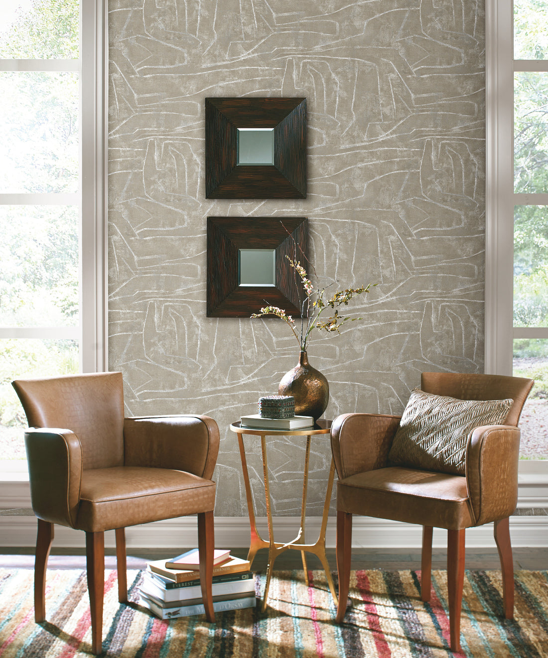Urban Chalk Peel and Stick Wallpaper | York Wallcoverings