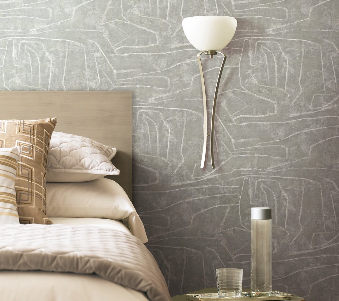 Urban Chalk Peel and Stick Wallpaper | York Wallcoverings