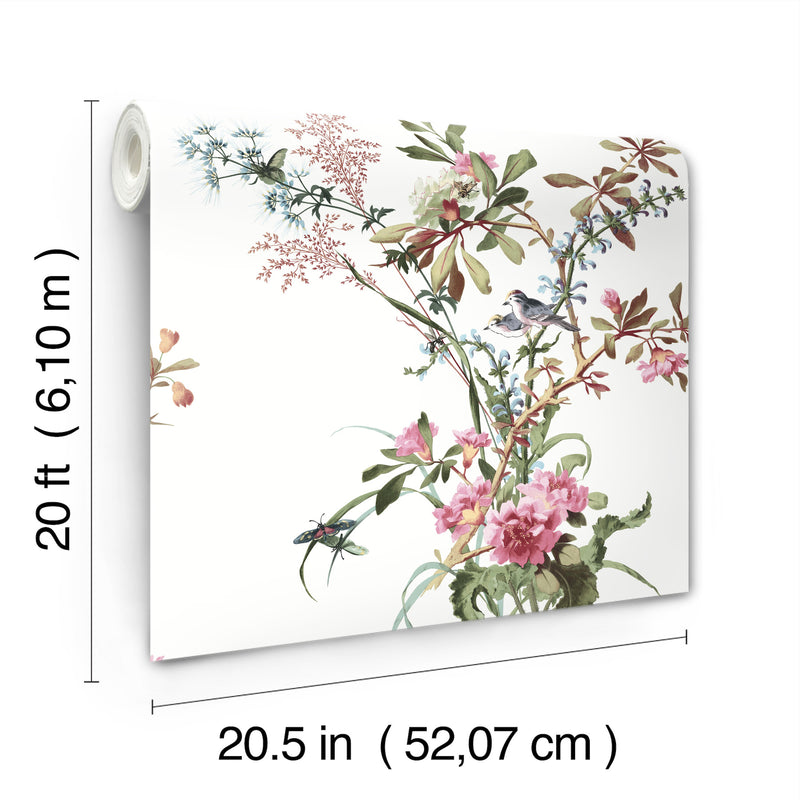 Wild Flowers Premium Peel + Stick Wallpaper Peel and Stick Wallpaper York   