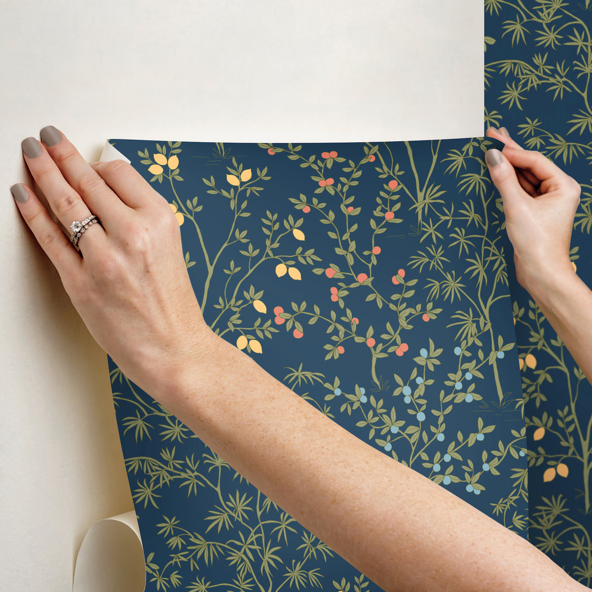 PSW1454RL-peel-and-stick-wallpaper-stick-application-step