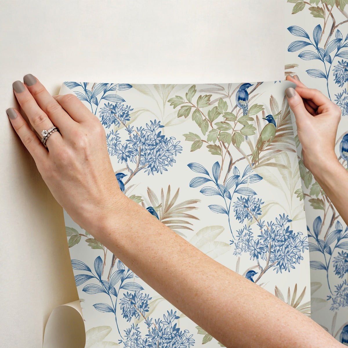 PSW1518RL-peel-and-stick-wallpaper-stick-application-step