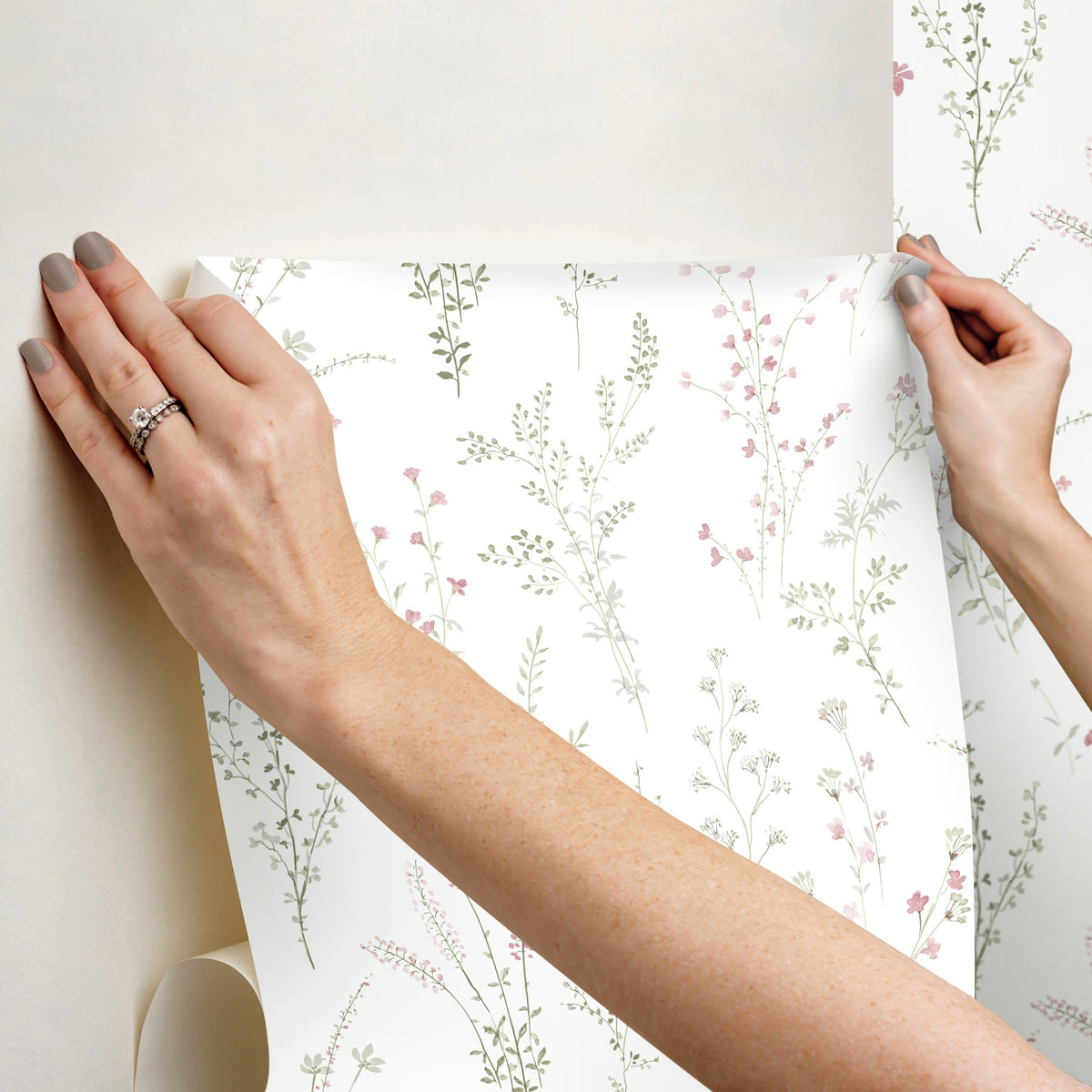 PSW1524RL-peel-and-stick-wallpaper-stick-application-step