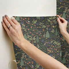 PSW1546RL-peel-and-stick-wallpaper-stick-application-step