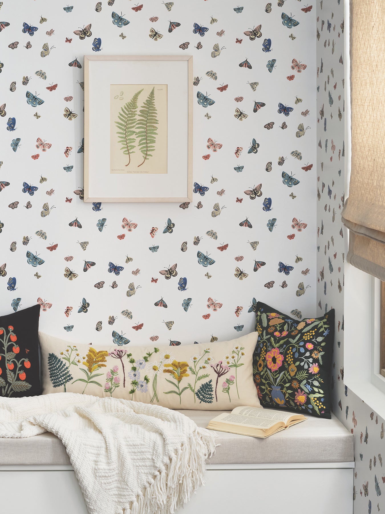 Butterfly House Wallpaper P&S Wallpaper Rifle Paper Co.