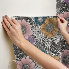 PSW1638RL-peel-and-stick-wallpaper-stick-application-step