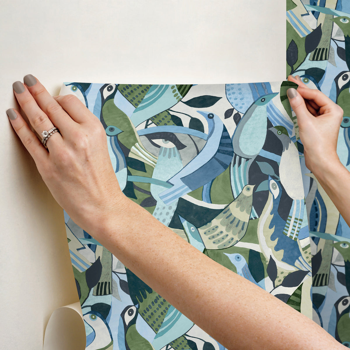 PSW1708RL-peel-and-stick-wallpaper-stick-application-step