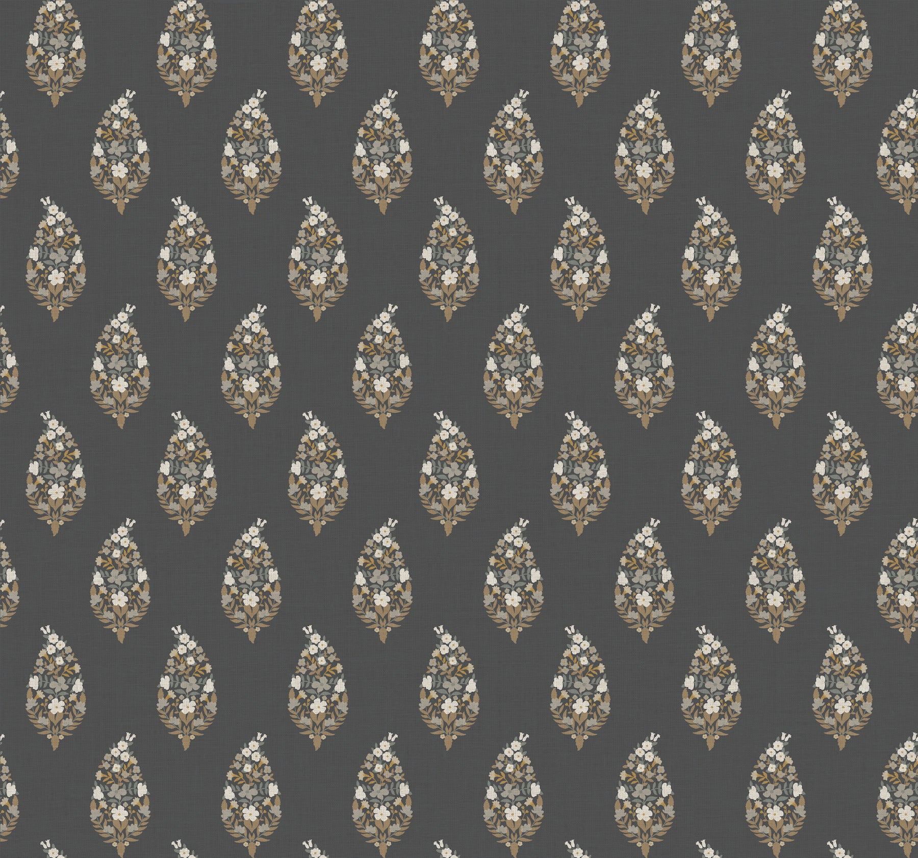 Paisley Wallpaper Wallpaper Rifle Paper Co. Roll Black 