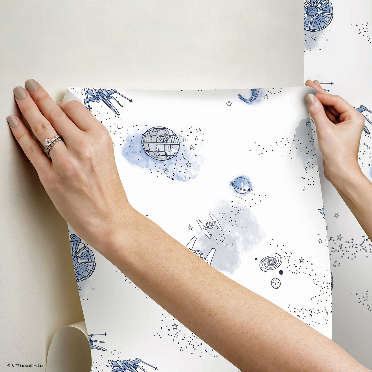RMK12815PL-peel-and-stick-wallpaper-stick-application-step