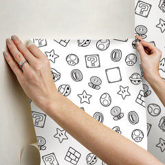 RMWS1268-peel-and-stick-wallpaper-stick-application-step